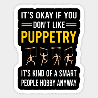 Smart People Hobby Puppetry Puppet Puppets Sticker